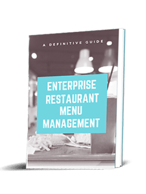 Single menu management ebook for restaurant chains